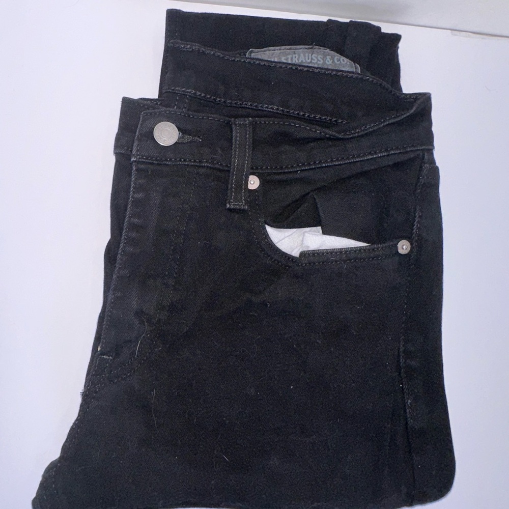 Levi's Black Denim Jeans 31x32 512